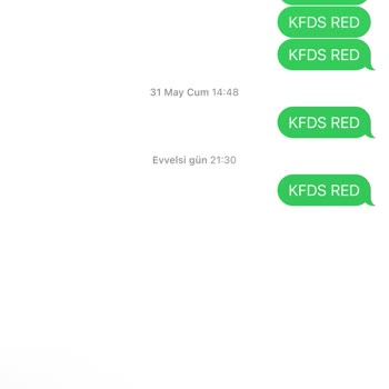 KİFİDİS'ten SMS Almak İstemiyorum