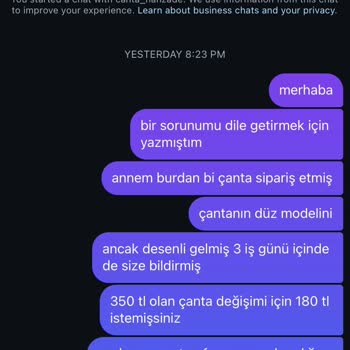 Canta_hanzade (Instagram) Yanlış Ürün Gönderimi Ve Kargo Ücreti Sorunu