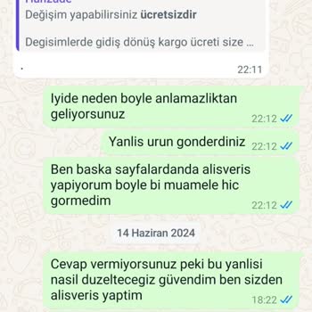 Canta_hanzade (Instagram) Yanlış Ürün Gönderimi Ve Kargo Ücreti Sorunu