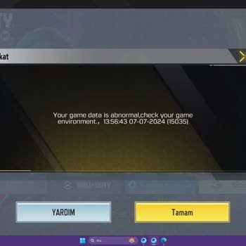 Call Of Duty Mobile Emülatör Your Game Data İs Abnormal Check