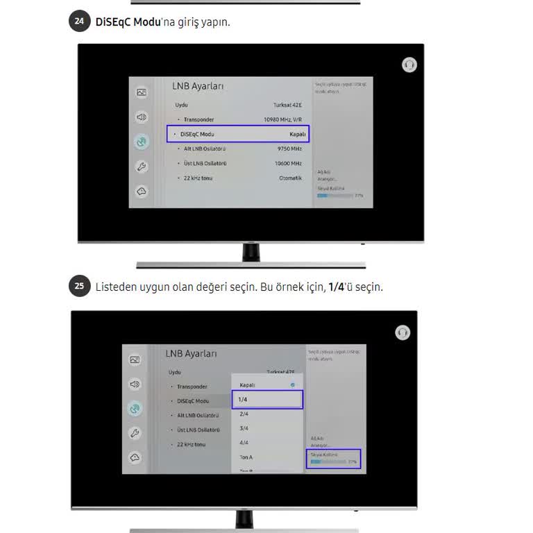 Samsung Smart TV - Kanallar Şifreli Gözükme Sorunu