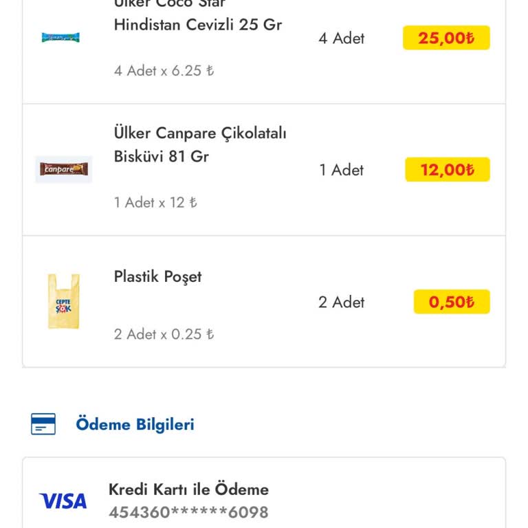 Şok Market Eksik Ürün Gönderiyor. Göndermediği Ürünün Ücretini Alıyor!