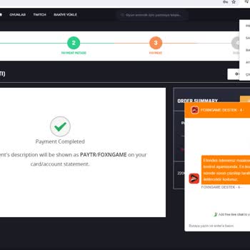 Foxngame Ödeme Sorunu Ve Müşteri Hizmetleri Yetersizliği