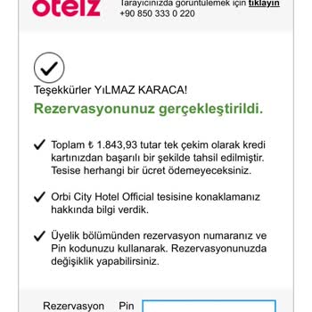 Otelz Yapılan Rezervasyon İptalinde Ücret İadesi Yapılmaması