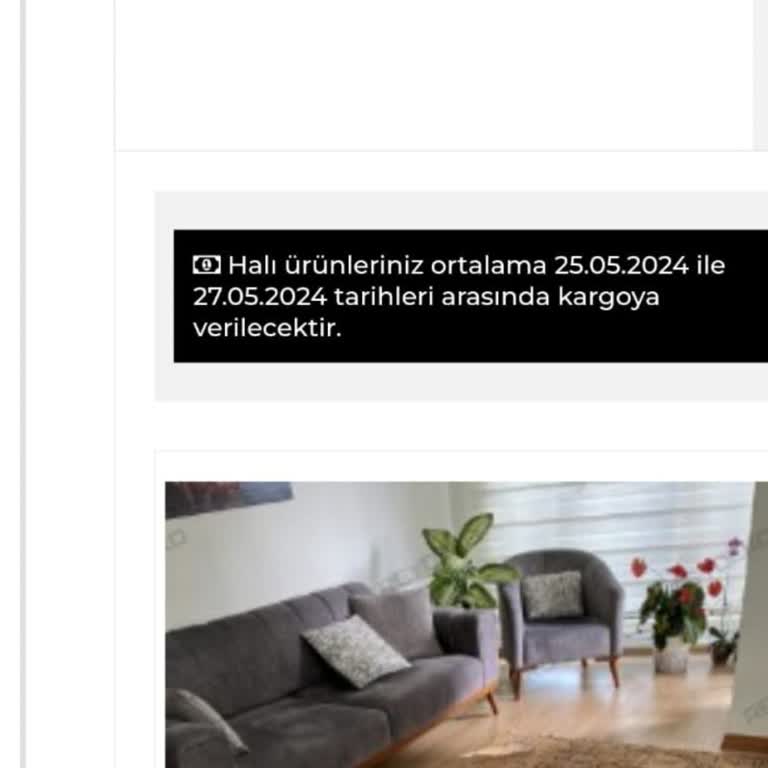 Reydeko Halı 1 Buçuk Ayı Geçti Hala Gelmedi