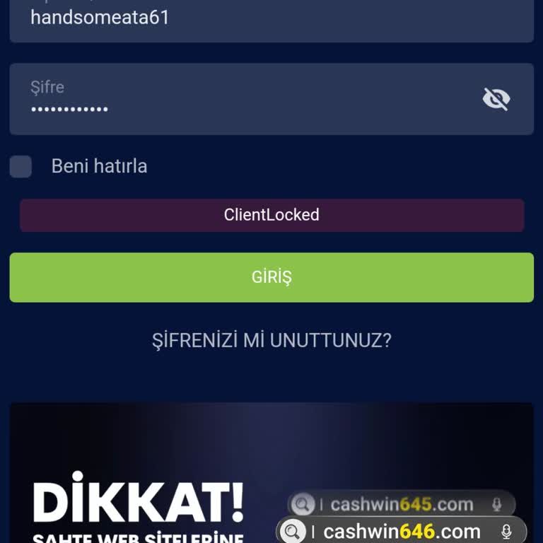 Cashwin Deneme Bonusu İle Kazanılan Para Çekilemiyor