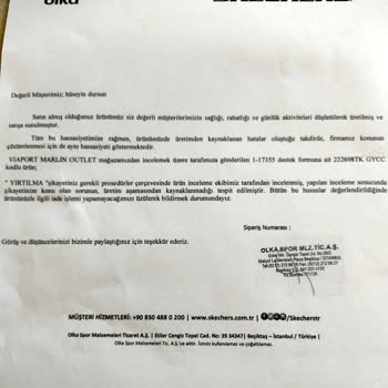 Skechers Ayakkabıda Hızlı Deformasyon Ve Yetersiz Müşteri Hizmeti