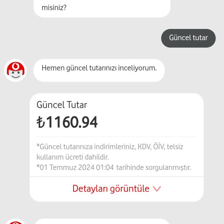 Vodafone Faturasız Hatta Geçirmiyor