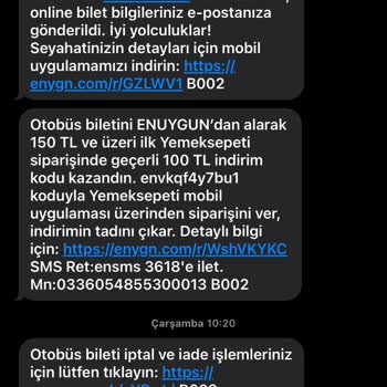 Metro Turizm Metro İptal İade