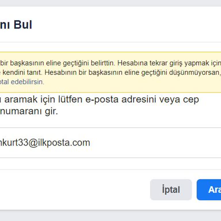 Facebook Siber Saldırı Sonrası Hesabım Kapatıldı Lütfen Açılmasını Rica Ederim