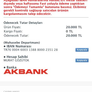 Sahibinden Param Güvende Platformunda Yaşanan Sorun