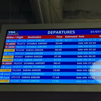 Ajet Tarafından 9 Saat Rötar Yapıldı