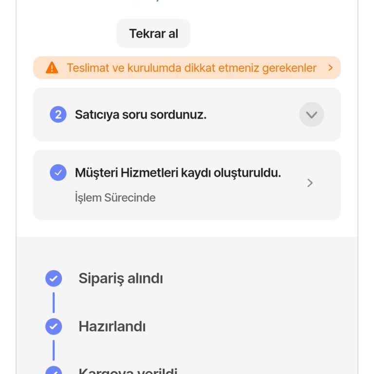 Hepsiburada Ücret İadesi Gelmeyen Kargo