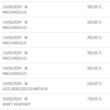 MNG Kargo Yanlış İşlem 5 Kere Fazla Para Çekildi