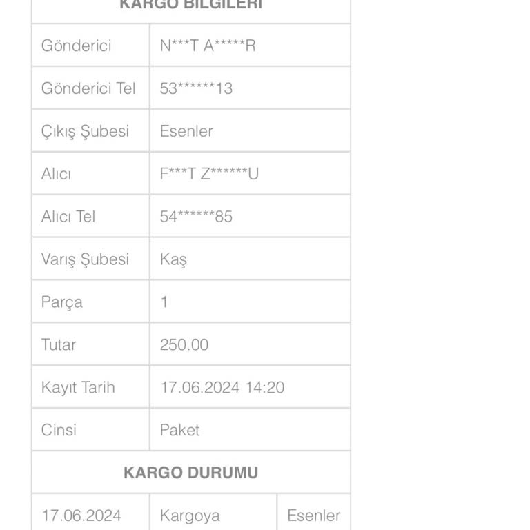 Pamukkale Kargo Kargo Kayıp Ve Kimsenin Umurumda Değil