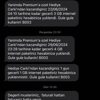 Vodafone Faturasız Hatta Geçiş Talebimi Yerine Getirmiyor