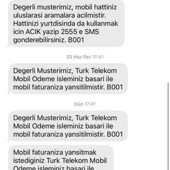Türk Telekom Mobil Ödeme Gereksiz