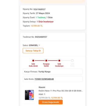 Trendyol İade Ürün Almıyor