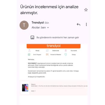 Trendyol İade Ürün Almıyor