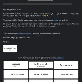 Vivense Rahat Değil - İade