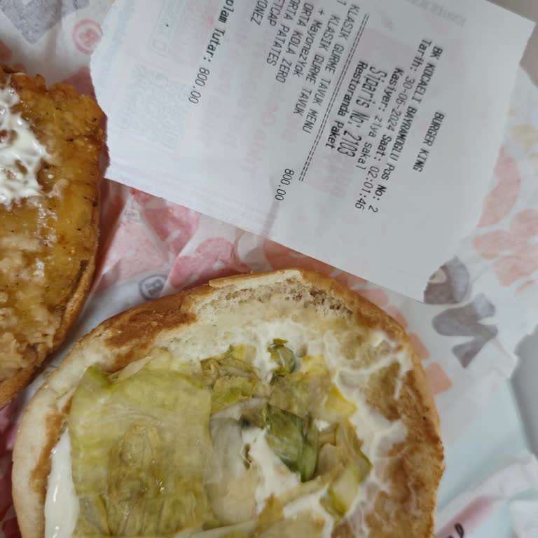 Burger King Mayonezsiz İstememe Rağmen Hep Mayonezli Geliyor