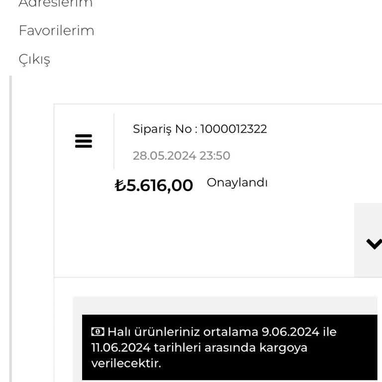 Reydeko Halı 1.5 Ayda Teslim Edilmeyen Sipariş Sıkıntısı