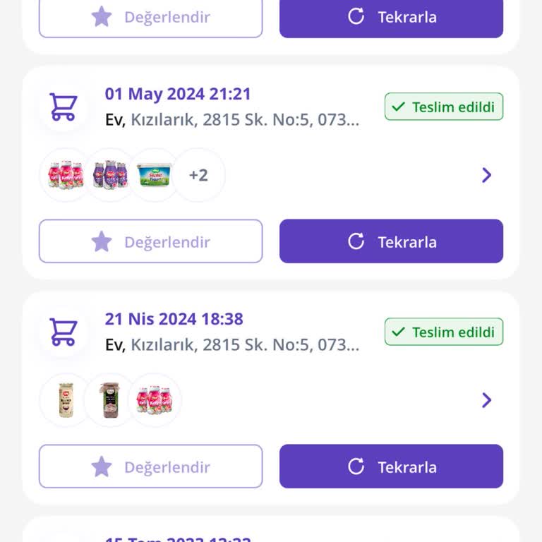 Getir İstediğim Faturayı Yüklemiyor