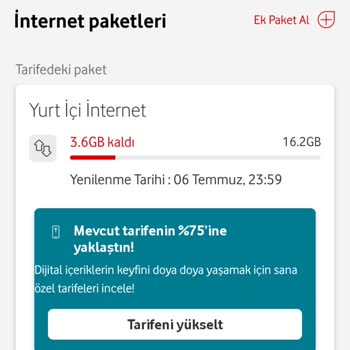 Vodafone Müşterisine Yanlış Paket Veriyor