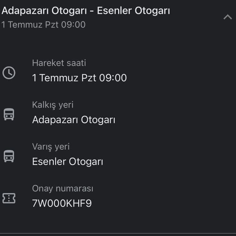 Obilet O Biletin Sefer Saati Değişikliği
