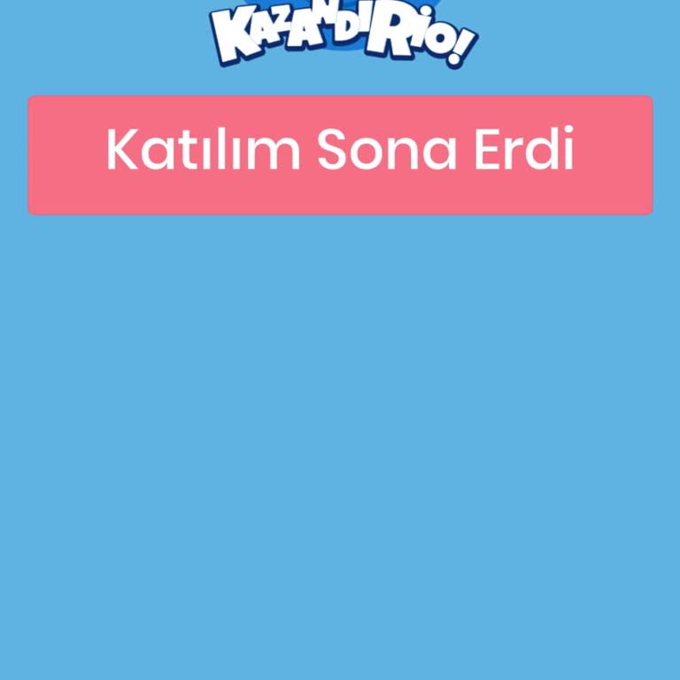 KazandıRio 6. Dönem Çekilişinde Kazandığım Parayı Kullanamıyorum!