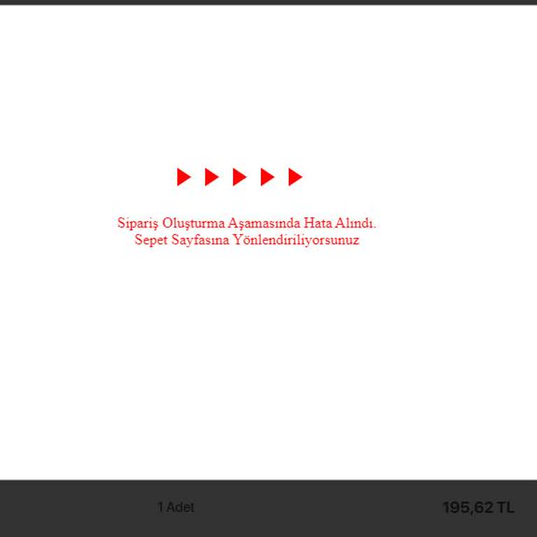 D&R Online Sipariş Verememe Sorunu