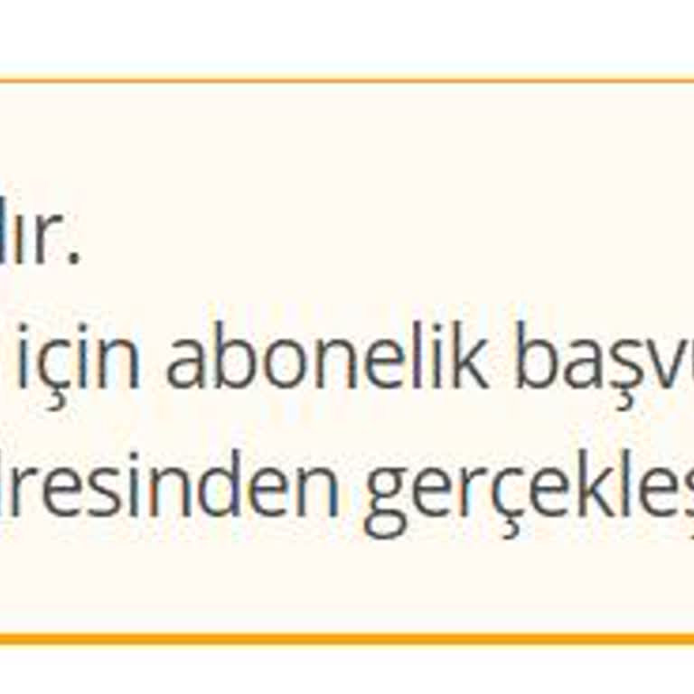 CK Boğaziçi Elektrik E-DEVLET Abonelik Başlatma Hatası