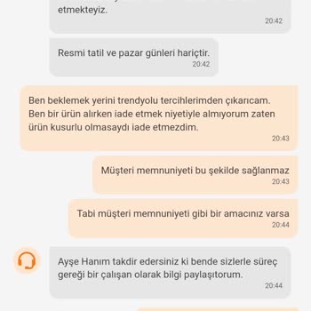 Trendyol Ücret İadesini Yapmıyor