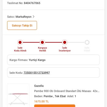 Trendyol Ücret İadesini Yapmıyor