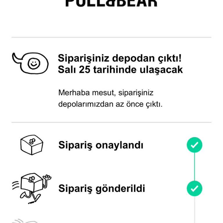Pull and Bear Ürünün Bir Türlü Gelmemesi