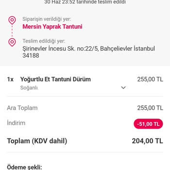 Yemek Sepeti'nden Sipariş Verdim Ve Paramı Çöpe Atmak Zorunda Kaldım.
