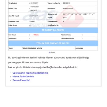 Koçtaş İnternet Satışından Sipariş Verilen Ve Gelmeyen Ürün