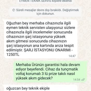 Eymen Bilişim (hızlıalteknoloji) Teknik Servis Ve Robot Süpürge Şikayeti