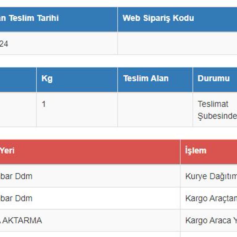 Kargom Henüz Teslim Edilmedi Ve Sürat Kargo'ya Ulaşamıyorum