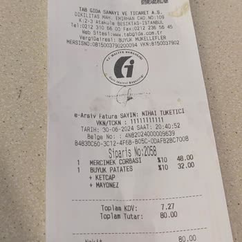 Usta Dönerci Çayırova Usta Dönercide Hayal Kırıklığı: Sıcak Patates İstediğimde Soğuk Patates Verildi