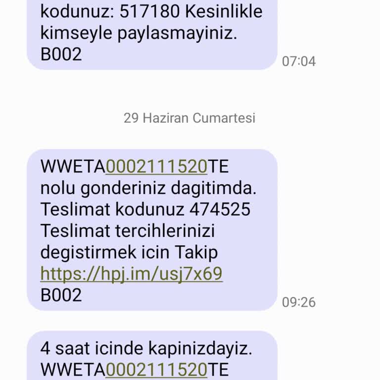 hepsiJET Kargonun Dediği Saatte Gelmemesi