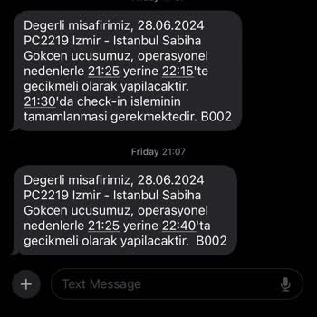 Pegasus Son Dakika Uçuş Gecikmesi Mağduriyeti