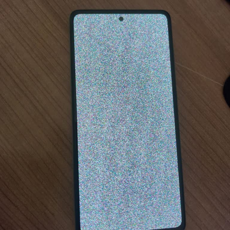 Samsung A52 Güncelleme Sonrası Beyaz Karıncalanmış Ekran