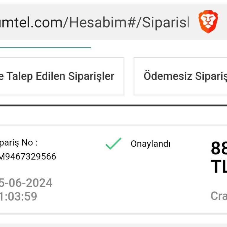 Kumtel Siparişim Gelmedi Markaya Ulaşamıyorum