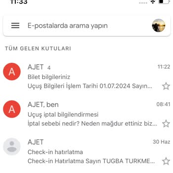 Ajet Firması İle Yaşanan Uçuş İptali Ve Mağduriyet
