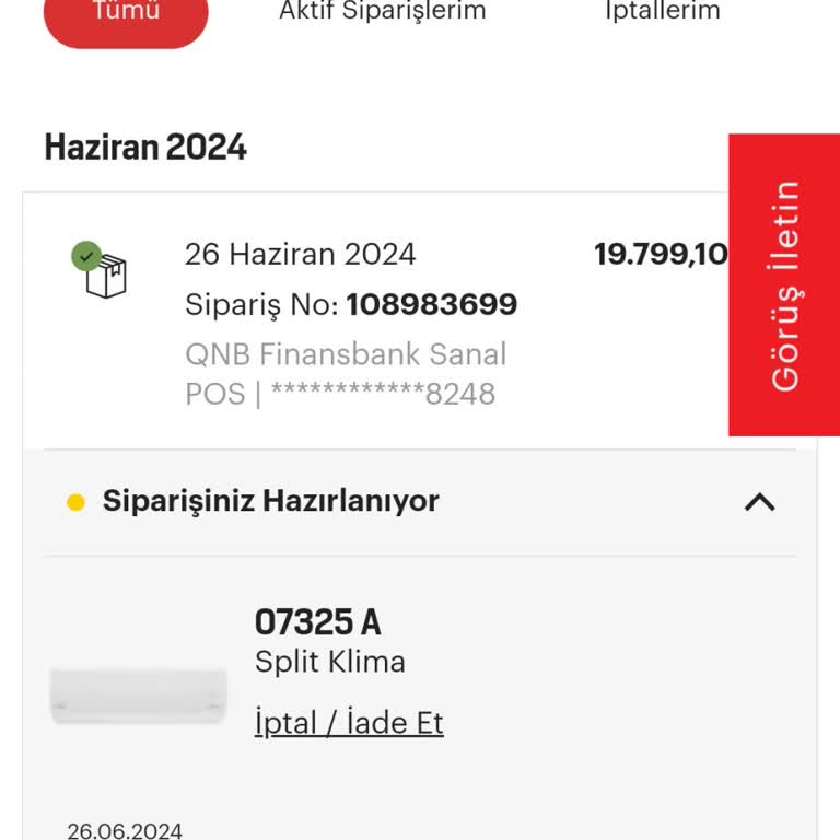 Arçelik Klima Montajını Taahhüt Ettiği Tarihte Yapmıyor