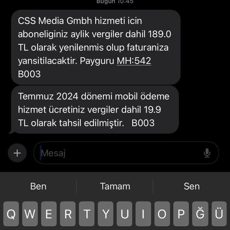 Css Media Gmbh Aboneliğimi İptal Etmek İstiyorum