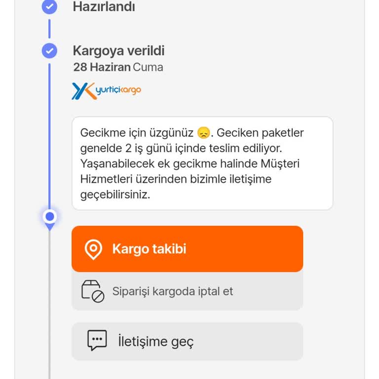 Hepsiburada Ertesi Gün Kapında Ürün Gelmedi