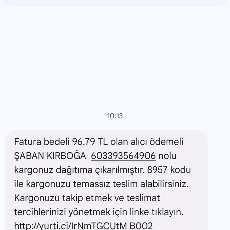 Yurtiçi Kargo'nun Veri Tabanı Saçmalığı... Kimin Kargosu Kimde...