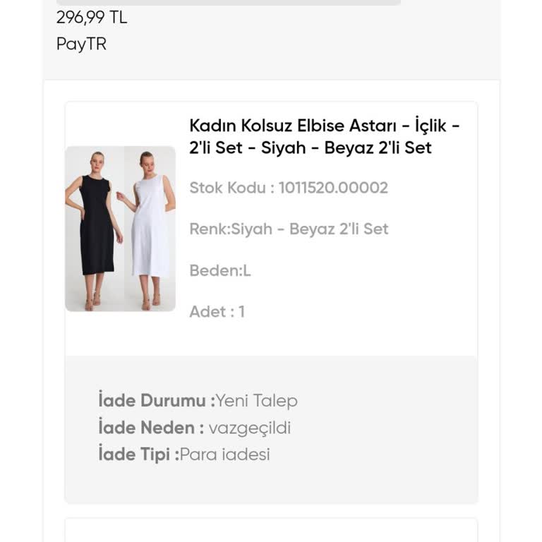 Espina (espina.com.tr) Espina Giyim Ürünüm Teslim Edilmedi